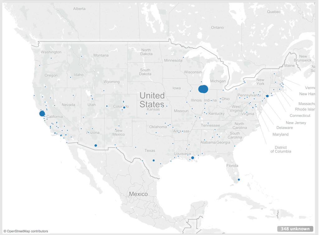 in bubbles tableau to use how packed Tableau and   CartoDB with Christian Maps Early